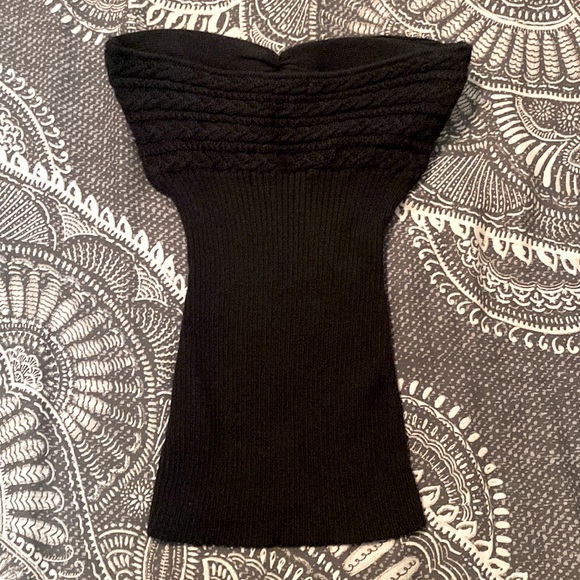 Catherine Malandrino 100% alpaca knit sweater tube top - Picture 2 of 6